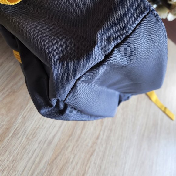 Keds Backpack Zipper Pocket Nylon Grey Yellow Unisex 13\